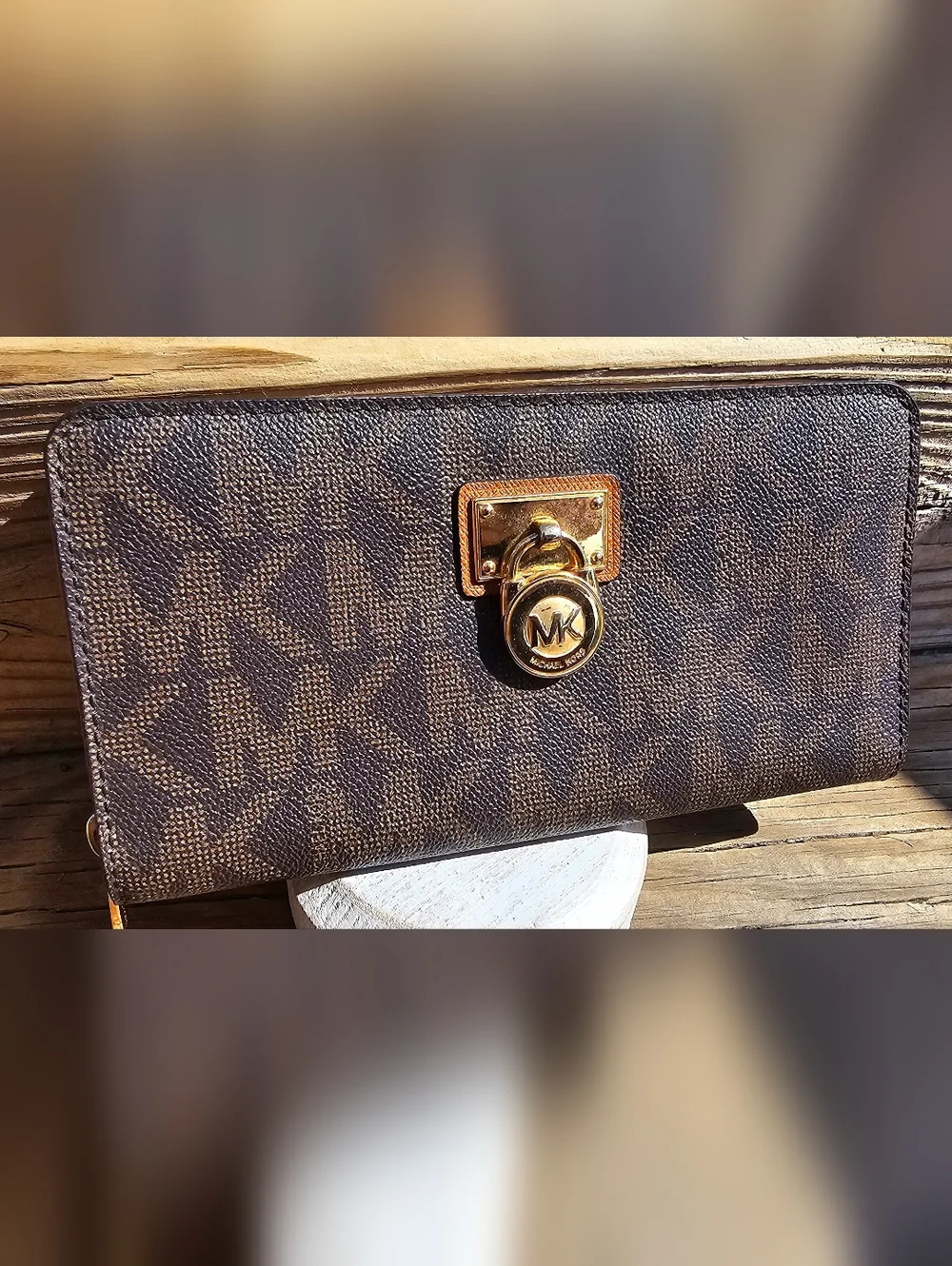 Michael Kors Brown Leather Wallet